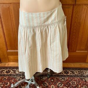 Old Navy Pastel cotton, lined Striped Skirt